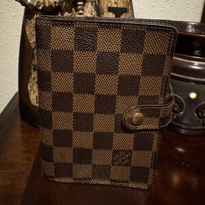 Louis Vuitton Damier Ebene Canvas Agenda Cover